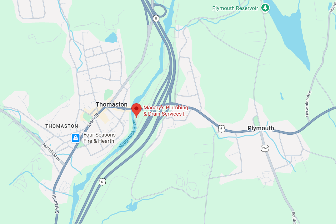 Macary's Plumbing service map